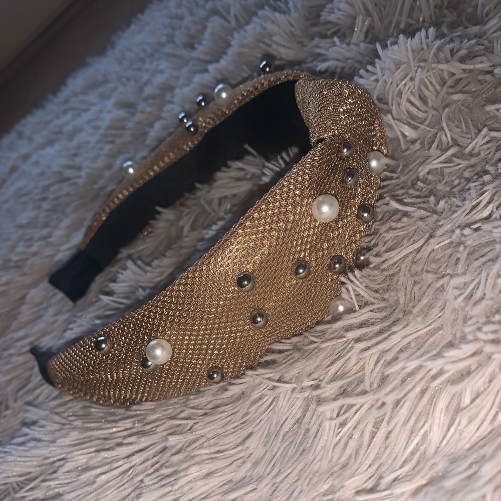 New light brown pearls headband - Picture 5 of 6